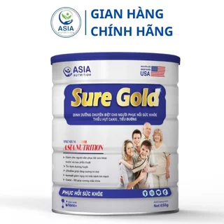 Sữa Sure Gold ASIA NUTRITION tốt cho sức khỏe chính hãng hộp 650g