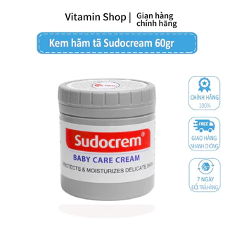 [chính hãng] Kem chống hăm Sudo Cream hộp 60gram kem hăm tã an toàn cho trẻ sơ sinh Minakhosimevabe