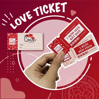 LOVE TICKETS - Quà tặng cặp đôi - Nhiều option