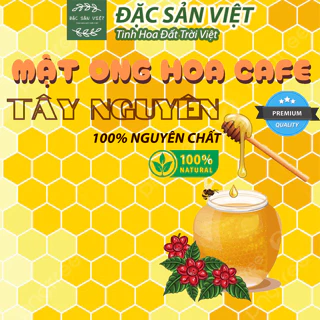 Mật Ong Hoa Cà Phê Nguyên Chất Tây Nguyên, Loại Hảo Hạng, Thể tích 1 Lít