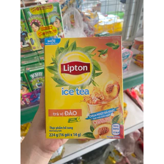 Trà Lipton vị Đào mật ong 224g ( 16 gói x 14 g )