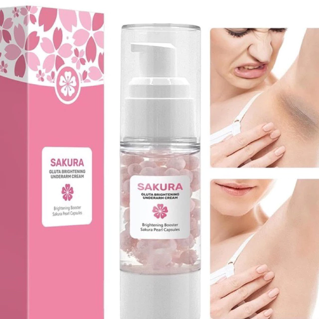 GMEELAN KEM DƯỠNG DA SAKURA GLUTA BRIGHTENING CREAM 30g Underarm Whitening Cream