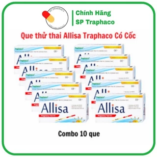 [ƯU ĐÃI SỐC] COMBO 10 Que Thử Thai ALISA TRAPHACO