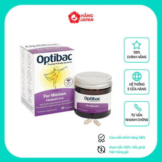 Men Vi Sinh Optibac Tím Probiotics For Women, UK 30 viên - Chính hãng