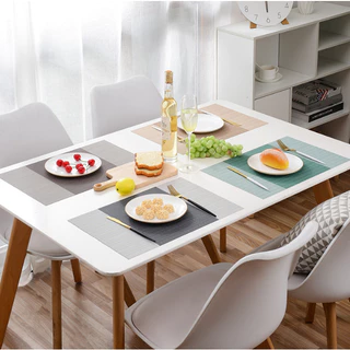 【Kho sỉ】Tấm lót bàn ăn, miếng lót bàn ăn cách nhiệt PVC - hàng xuất họa tiết sang trọng
