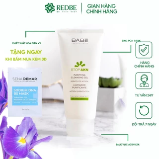 Sữa Rửa Mặt BABE Stop AKN Purifying Cleansing Gel 100ml và 200ml Gel Rửa Mặt BABÉ - MP547 và MP379