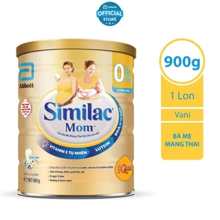 Mua 4 tặng 2 Sữa Bột Abbott Similac Mom hương Vani (Lon 900gr) Date 2026