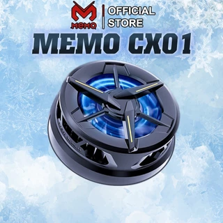 Quạt tản nhiệt gaming sò lạnh MEMO CX01 nam châm từ tính đèn led RGB chống ồn chơi game mobile Liên Quân FF COD PUBG