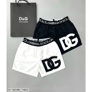 Quần short unisex in chữ DG, Quần short gió 2 lớp hottrend 2024