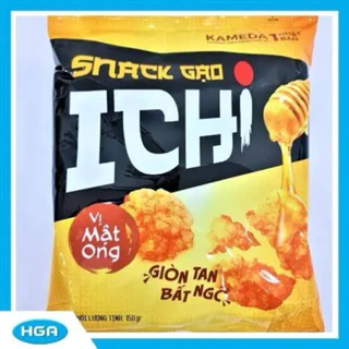 2 gói Bánh gạo mật ong Ichi Snack gói 150g