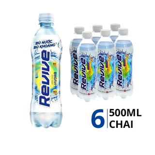 Lốc 6 Chai Nước Bù Khoáng Revive Vị Muối Khoáng 500ML