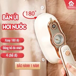 Bàn ủi hơi nước cầm tay gấp gọn TinGO có điều chỉnh 4 chế độ ủi khô ủi hơi có thể ủi treo ủi nằm