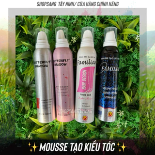 ✨Mousse Tạo Kiểu Tóc FAMILIAR✨ Mút Tạo Kiểu Tóc Butterfly Shadow