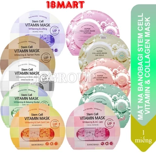 Mặt Nạ Dưỡng Da Banobagi Stem Cell Vitamin Mask Caro (1 Miếng Lẻ)