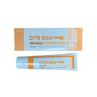 [CHÍNH HÃNG] GEL D79 GSV PRO TUBE 20G - HỖ TRỢ GIẢM MỤN TRỨNG CÁ, MỤN ĐẦU ĐEN