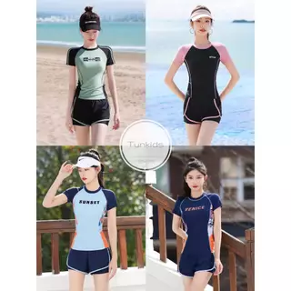 Bikini đồ bơi cộc tay hai mảnh nữ hàng quảng châu