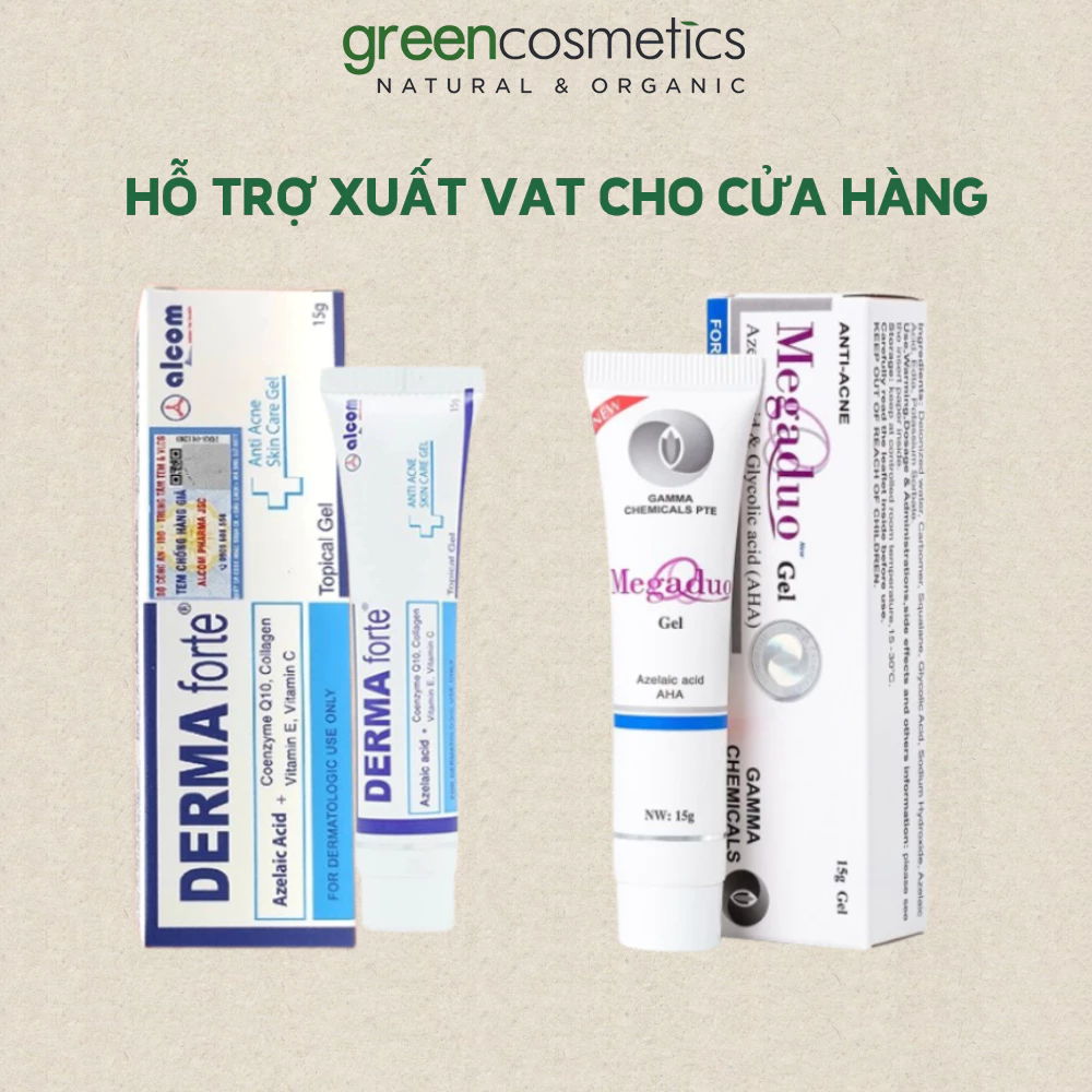 Kem bôi giảm mụn Gamma, Megadou, Dermaforte 15G giảm mụn, mờ thâm, phục hồi da