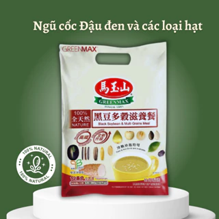 Ngũ cốc Dinh dưỡng đậu đen và các loại hạt GREENMAX Đài Loan bổ sung dưỡng chất  360gr ( 12 gói nhỏ)