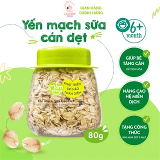 Yến Mạch Sữa Hữu Cơ Loại 1 - Dẻo Mịn Sánh Cho Bé Ăn Dặm - Mămmy 80g