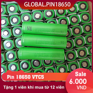Pin18650 VTC5 3100mAh - 3.7v xả 30A [ Tặng 1 viên ] / Tháo khối