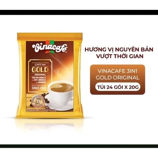 (túi 24 gói) cà phê sữa hoà tan vinacafe 3in1