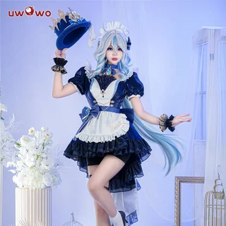 [ORDER] Trang phục COSPLAY Furina ver Maid trong Genshin Impact hãng Uwowo