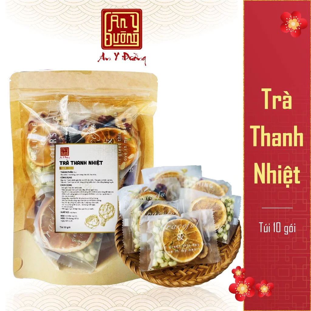 Trà Thanh Nhiệt thảo mộc giải độc, mát gan (Túi 10 gói) - An Y Đường