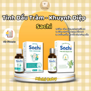 Michibaby- Tinh Dầu Tràm Khuynh Diệp Sachi Cho Bé Phòng Và Hỗ Trợ Cảm Cúm, Cảm Lạnh Giúp Xua Muỗi, Làm Ấm-MC355