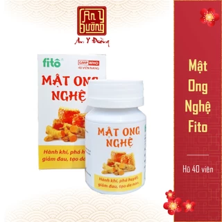 Mật ong nghệ Fito - Kinh nguyệt không đều, hành khí, phá huyết, tạo da non cho phụ nữ sau sinh (Hũ 40 viên) - An Y Đường