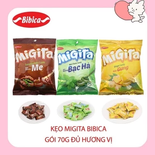 Kẹo cứng Migita đầy đủ hương vị Chanh muối,gừng,me ,bạc hà hấp dẫn cho mọi lứa tuổi 140gr/túi