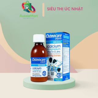 Canxi nước Osteocare Original Liquid 200ml bổ sung canxi và D3 cho bé,bà bầu và người lớn