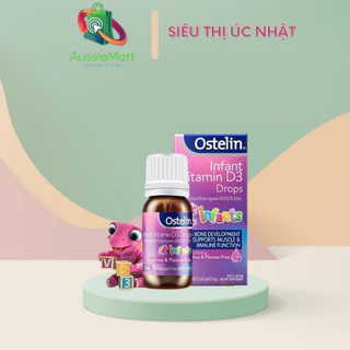 Vitamin d3 úc Ostelin Infant Drop 2,4ml và Ostelin kid liquid 20ml