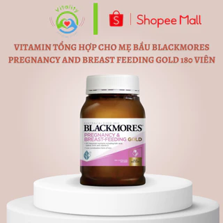 Vitamin tổng hợp cho mẹ bầu Blackmores Pregnancy And Breast Feeding Gold bổ sung đầy đủ dưỡng chất cho kỳ 60 viên