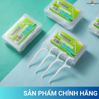 Chỉ nha khoa bảo vệ răng miệng chống sâu răng, tăm chỉ nha khoa hộp 50 chiếc