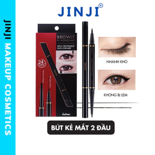 Bút kẻ mắt hai đầu Browit Nongchat HighTechnique Duo Eyeliner 0.14g JINJI