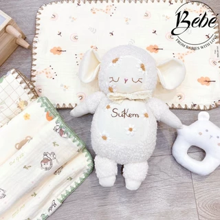 Gối Xô Cho Bé/ Gối Xô Nhăn BéBé Mềm Mỏng Lót Đầu Cho Bé Sơ Sinh