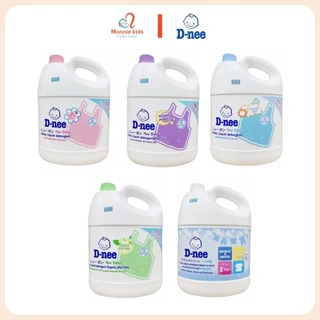 Nước giặt quần áo trẻ em Dnee Thái Lan 3000ml, xà phòng giặt quần áo cho bé - Monnie Kids