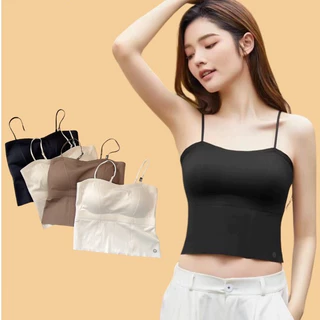 Áo bra 2 dây có mút ngực cotton thun lạnh sexy gợi cảm, Áo hai dây nâng ngực có thể điều chỉnh HÀNG LOẠI 1