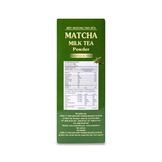 Trà Sữa MATCHA NHẬT BẢN_12 Ống