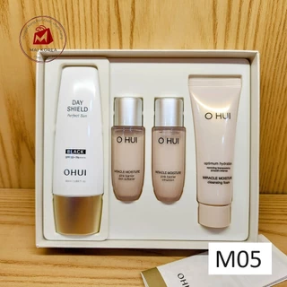 Set Kem chống nắng Ohui Day Shield Perfect Sun BLACK 4 món mẫu mới