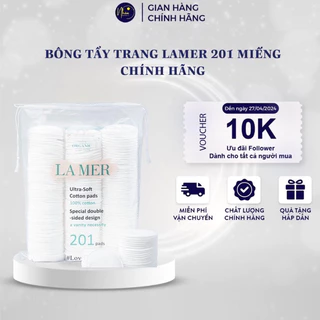 Bông tẩy Trang Lamer cao cấp 201 miếng chính hãng