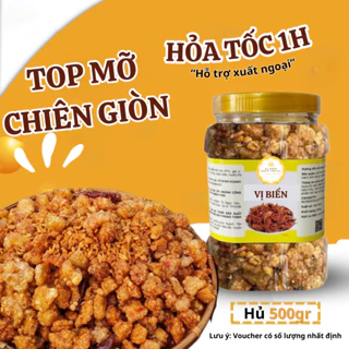 Tóp Mỡ Cháy Tỏi Chiên Giòn Vị Biển Loại 1 Ăn Liền 250gr Ngon Chuẩn Vị