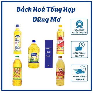 Dầu đậu nành  Simply / Tường An / Vạn Thọ /Cái Lân / Olita / Orchid Marvela / Happi koki | Bách Hoá Tổng Hợp Dũng Mơ