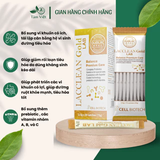 Men vi sinh Lacclean Gold, giúp giảm rối loạn tiêu hoá, bổ sung lợi khuẩn cho cơ thể