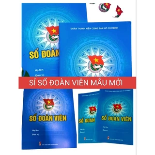 Sỉ 100 sổ đoàn viên mẫu mới bìa xanh