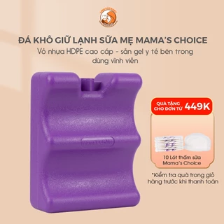 Đá khô giữ lạnh Mama's Choice | Bảo quản sữa mẹ lên đến 14 giờ, thiết kế 2 sóng phù hợp các loại bình sữa