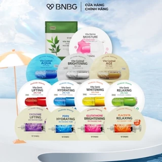 Combo 10 Mặt Nạ Dưỡng Trắng, Phục Hồi Da BNBG Vita Genic Jelly Mask 30ml x 10