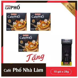 [HỎA TỐC TPHCM] COMBO 3 HỘP CÀ PHÊ PHỐ GOLD TẶNG 1 LY KIM CƯƠNG CÀ PHÊ PHỐ LY TUMBLE LY CÀ PHÊ PHỐ CAFE PHỐ