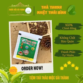 Chè Thanh Nhiệt Thái Bình Bịch 100 gói (Thanh nhiệt, hạ áp, ổn định đường huyết, ngủ ngon)