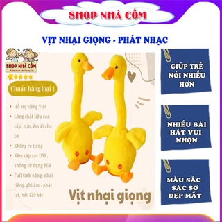 Đồ chơi vịt nhồi bông biết nhảy múa, hát và nhại giọng nói cho bé, kèm combo phụ kiện